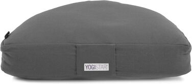 Подушка для медитації Yogistar напівмісяць графітова