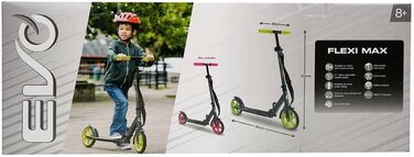 Самокат EVO FLEXI MAX LIME 200 мм, алюмінієвий, для дорослих