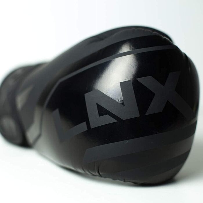 Боксерські рукавички LNX Level 5, 14 Oz, чорні, для кікбоксингу, боксу, муай-тай, K1, MMA, тренування та спарингу, унісекс