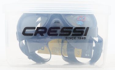 Маска для фрідайвінгу Cressi Superocchio, універсальний розмір, чорна