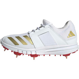 Кросівки дитячі adidas Howzat Spike Junior, 39 1/3 EU, білий/золотий/рубіновий