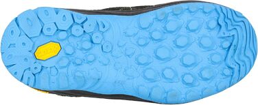 Черевики трекінгові та для прогулянок Brütting Kinder Bergen Low, унісекс, 38 EU, антрацит, синій, лимонний