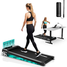 Біговий тренажер Sportconic складний - Walking Pad з нахилом та пультом дистанційного керування. Тиха фітнес-машина для дому, офісу та тренувань (1-6 км/год)