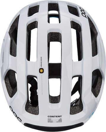 Велошолом POC Octal X MIPS Hydrogen White S (50-56 см), максимально вентильований, розширена захисна оболонка для гравелу та циклокросу, модель 2021