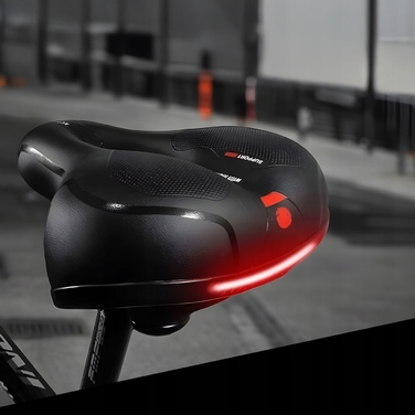 М'яке велосипедне сідло: спортивне, широке, з вентиляцією та відбивачем