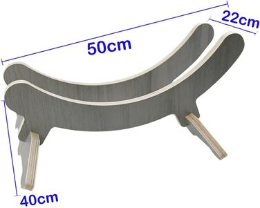 Підставка для велосипеда RASENFREUND Easy, до 29 дюймів, дерев'яна, для велосипедів та електровелосипедів, з антиковзними ніжками