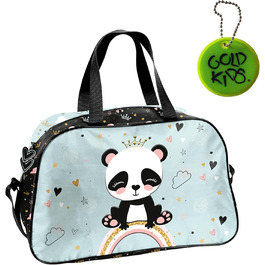 Спортивна сумка Goldkids для дітей (дівчаток та хлопчиків) з принтом Піксель Панда - 40x25x15 см