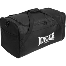 Спортивна сумка Lonsdale Welney чорна/біла, універсальний розмір