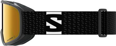 Маска для лиж та сноуборду Salomon Aksium 20 S Unisex, чорна (NS Black) — захисні окуляри для гірськолижного спорту