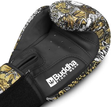 Боксерські рукавички BUDDHA FIGHT WEAR Dragon для тренувань і спарингів у Муай Тай, кікбоксингу, фітнесі, чоловічі та жіночі, різні кольори, 300-360 г