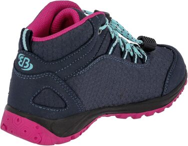 Черевики для трекінгу та хайкінгу Brütting Mädchen Guide, 35 EU, блакитно-рожево-бірюзові