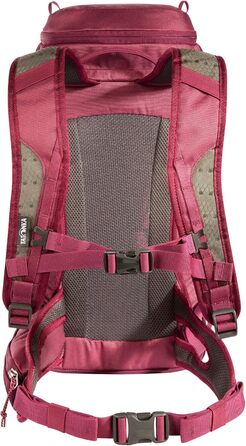 Рюкзак для походів Tatonka Hike Pack 22 л з вентиляцією спини та дощовиком, легкий та зручний туристичний рюкзак, бордовий