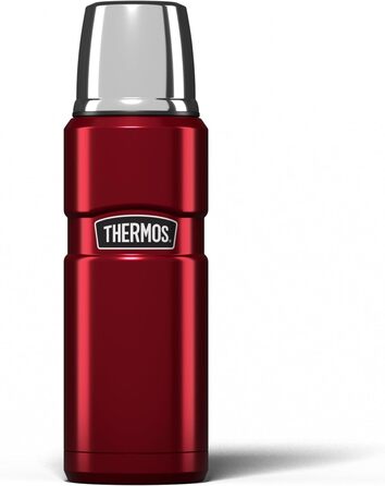 Термос Thermos King 0,47 л, нержавіюча сталь, червоний