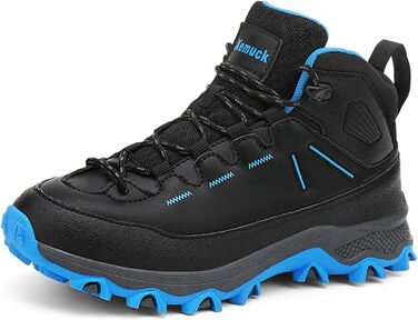 Дитячі трекінгові черевики Kinder: зручні та універсальні для активного відпочинку (EU 30-39, чорно-синій)