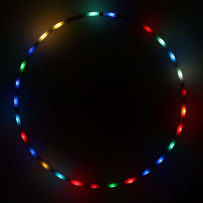 Світлодіодний хула-хуп LED, Ø90 см, RGB, різні моделі, що блимає