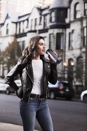 Термокухоль Contigo Pinnacle Autoseal 300 мл, нержавіюча сталь, ізольований, герметичний, для кави та напоїв на ходу, з кришкою Easy-Clean, без BPA, матовий сірий