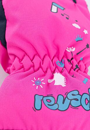 Дитячі рукавички Reusch Fingerhandschuhe III, рожево-блакитні