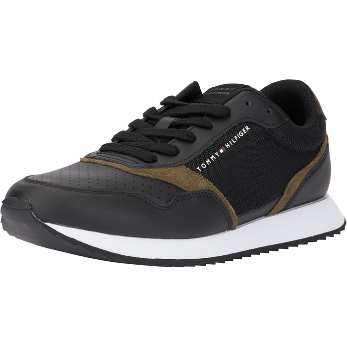 Чоловічі шкіряні кросівки Tommy Hilfiger FM0FM05305, 40 EU, чорні