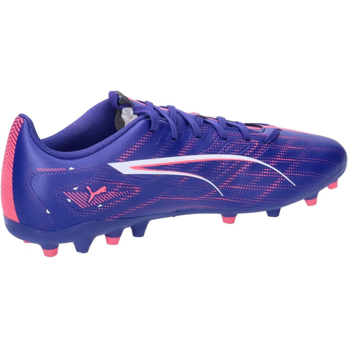 Кросівки футбольні PUMA Ultra 5 Play Mg для гри на твердих поверхнях, 43 EU, Lapis Lazuli/Puma White/Sunset Glow