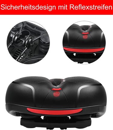 Велосипедний сідло Rarapop з Memory Foam: комфортне для MTB, шосе та міських велосипедів