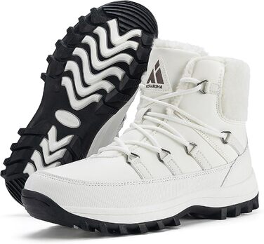 Зимові черевики Mishansha для жінок, утеплені, водонепроникні, туристичні, розмір 36-42 (білі)