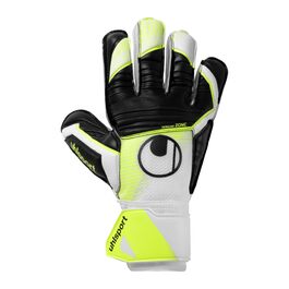Воротарські рукавички uhlsport Soft Advanced (унісекс), біло-жовто-чорні