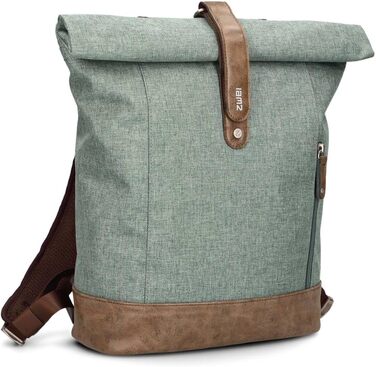 Рюкзак Zwei Olli O24 Rolltop 15 л водонепроникний, міцний, у стилі канвас, для школи та ноутбука, для підлітків, жінок і чоловіків