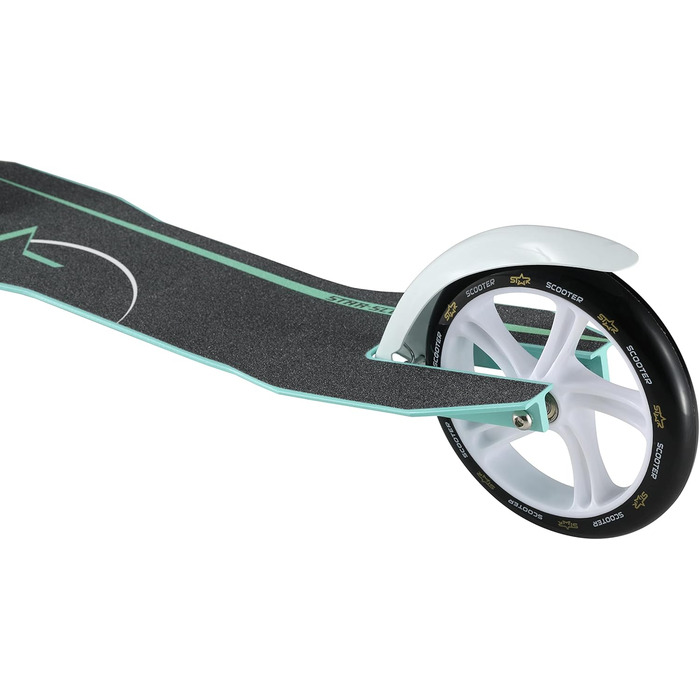 Самокат дитячий та дорослий STAR SCOOTER алюмінієвий, колеса 230мм, м'ятний колір
