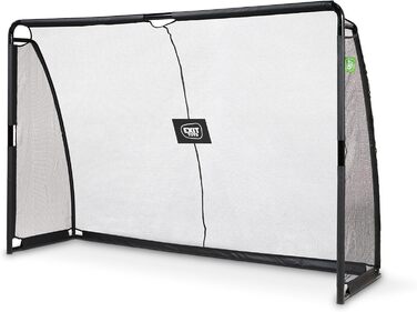 Дитячі футбольні ворота EXIT Toys Finta 300x200 см, сталеві, для тренувань у саду, з анкерною системою, чорні