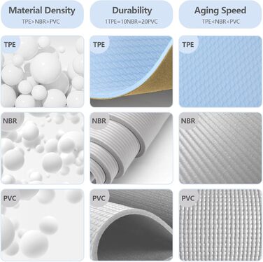 Йога мат Enssy для подорожей, складаний, компактний, 173 x 61 см, 0,4 см, з сумкою, легкий дизайн Pilates з корком, лотос, центр лінія 1