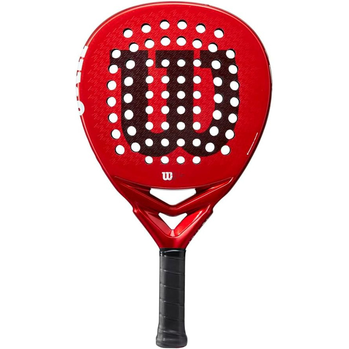 Падель ракетка Wilson Bela Elite V2.5, карбон/EVA, 365 г, червона