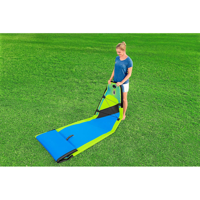 Надувна SUP-дошка Bestway Hydro-Force Touring Aqua Excursion 381×79×15 см, комплект для серфінгу