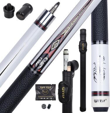 Більярдний кий CUEELF Scorpion з канадського акації, 147.3 см, професійний, низька вага, 553-595 г