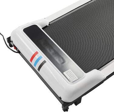 Бігова доріжка Walking Pad для дому та офісу, компактна, з LCD-дисплеєм і пультом, під стіл, біла