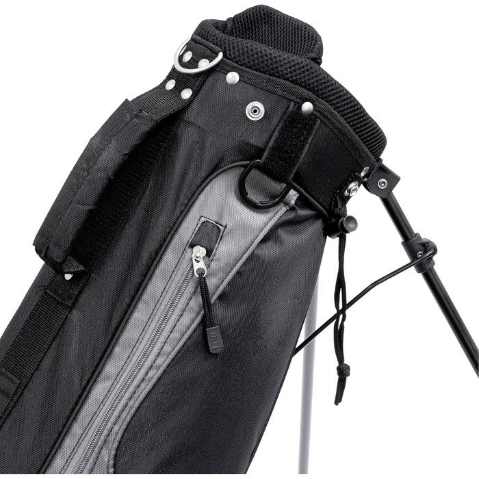 Чорний/сріблястий гольф-стенд Longridge на 6 голів, 6'