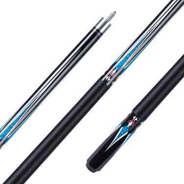 Більярдний кий 1/2 Maple Queue Sticks Pool Cue, 20 oz (580 г) з наконечником 13mm, чорний або білий колір. Підходить для чоловіків та жінок.