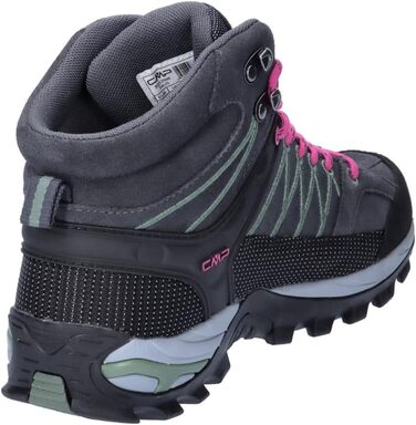 Жіночі трекінгові черевики CMP Rigel Mid Wmn Wp, Антрацит/Мінерально-зелений, 40 EU