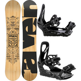 Сноуборд RAVEN Solid Classic 149см + кріплення s230 Black S/M