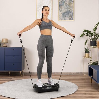 Платформа вібраційна Gymtek XP300 для дому: 99 рівнів, 5 програм, Touchscreen. Для схуднення, спалювання жиру та нарощування м'язів. Чорний колір.