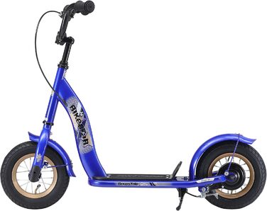Дитячий роликовий самокат STAR SCOOTER з повітряними колесами, 10 дюймів, для хлопчиків та дівчаток 4-5 років (Блакитний)