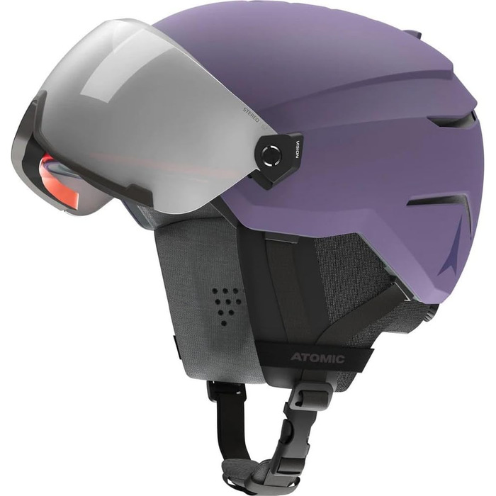 Лижний шолом ATOMIC SAVOR VISOR STEREO з візором, максимальна амортизація, система вентиляції Active Aircon, дзеркальна лінза для чіткої видимості