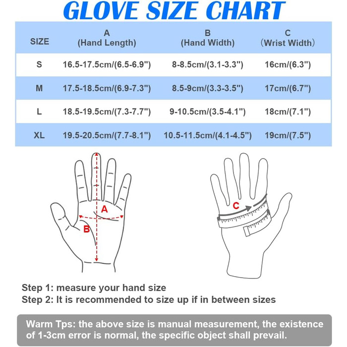 Рукавички для плавання та дайвінгу AUAUY, 3 мм, неопренові, з антиковзким покриттям, для дорослих, водонепроникні (L)