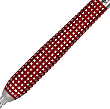 Дротики для дартсу Target Stephen Bunting Gen 4, 90% вольфрам, Swiss Point, сталь, сріблясто-червоні, 12 г