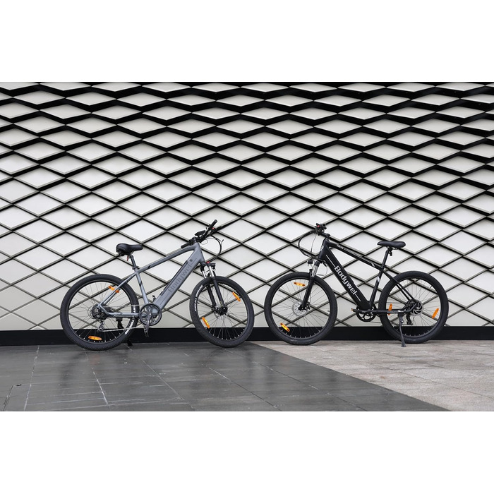 Електровелосипед Bodywel M275 27.5'' 250Вт 36В 15.6Аг, гідравлічні гальма, акумулятор, гірський eMTB для чоловіків