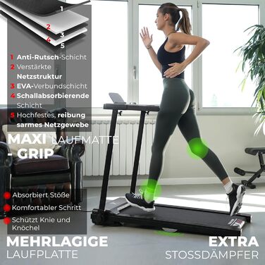 Електричний біговий тренажер YM, складаний, 12 км/год, з Bluetooth, Kinomap, BitGym, Zwift, гарантія та підтримка від виробника, Італія