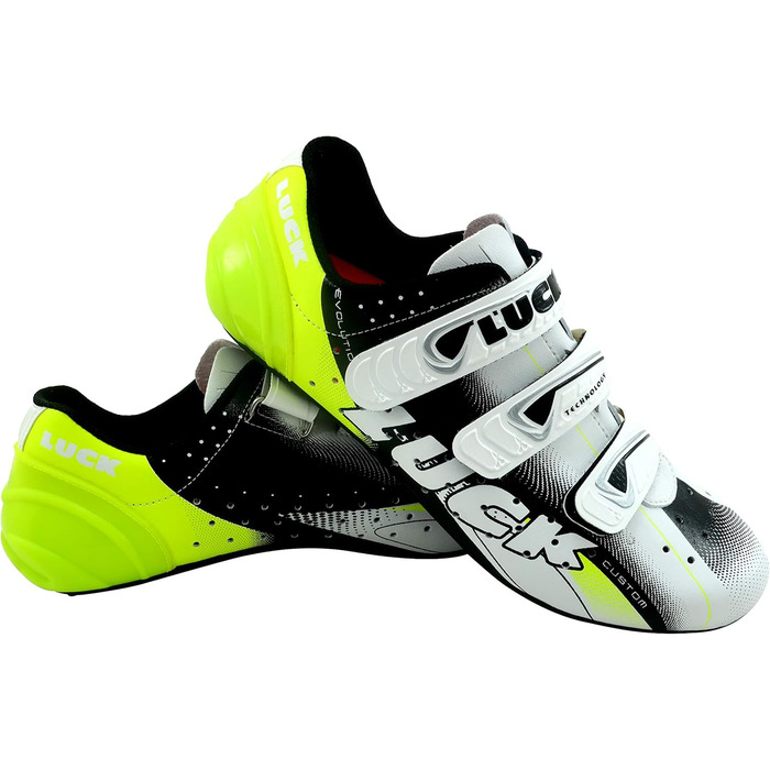 Велотуфлі Luck EVO Unisex з карбоновою підошвою, жовті, 37 EU