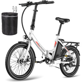 Електровелосипед Fafrees F20 Light, складаний, 20 дюймів, міський, 36В 16.75А·год, 250Вт, для чоловіків і жінок, швидкість до 25 км/год, запас ходу 65-130 км