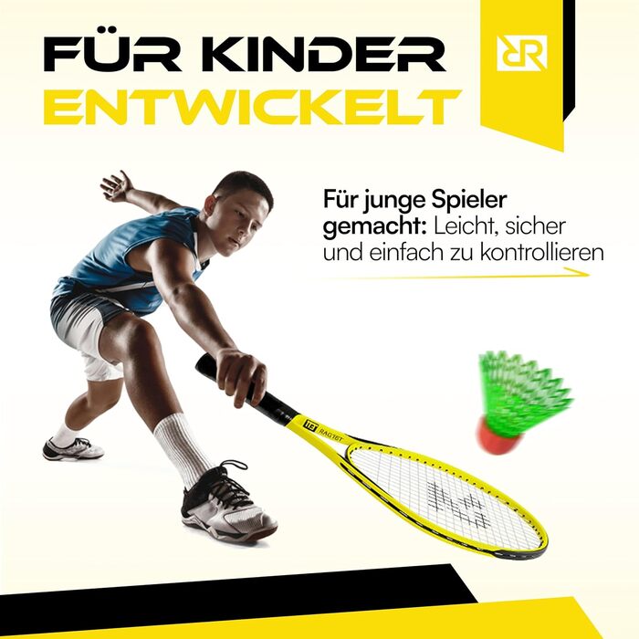 Набір для кросмінтону Crossminton Jugendset 4, жовтий