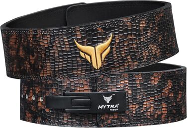 Пояс для важкої атлетики Mytra Fusion з натуральної шкіри з важільною застібкою для чоловіків і жінок, фітнес-пояс для тренажерного залу