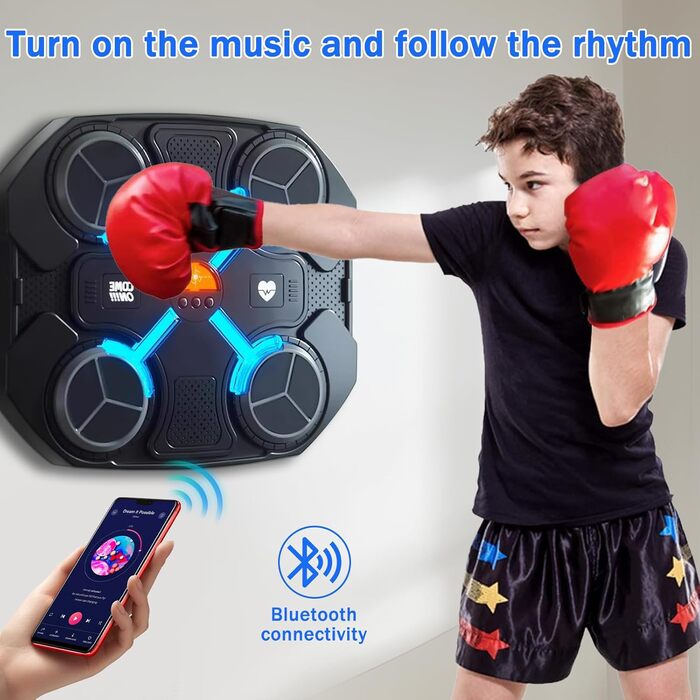 Інтелектуальна музична бокс-машина для настінного монтажу з Bluetooth для домашніх тренувань, декомпресії та боксерських вправ